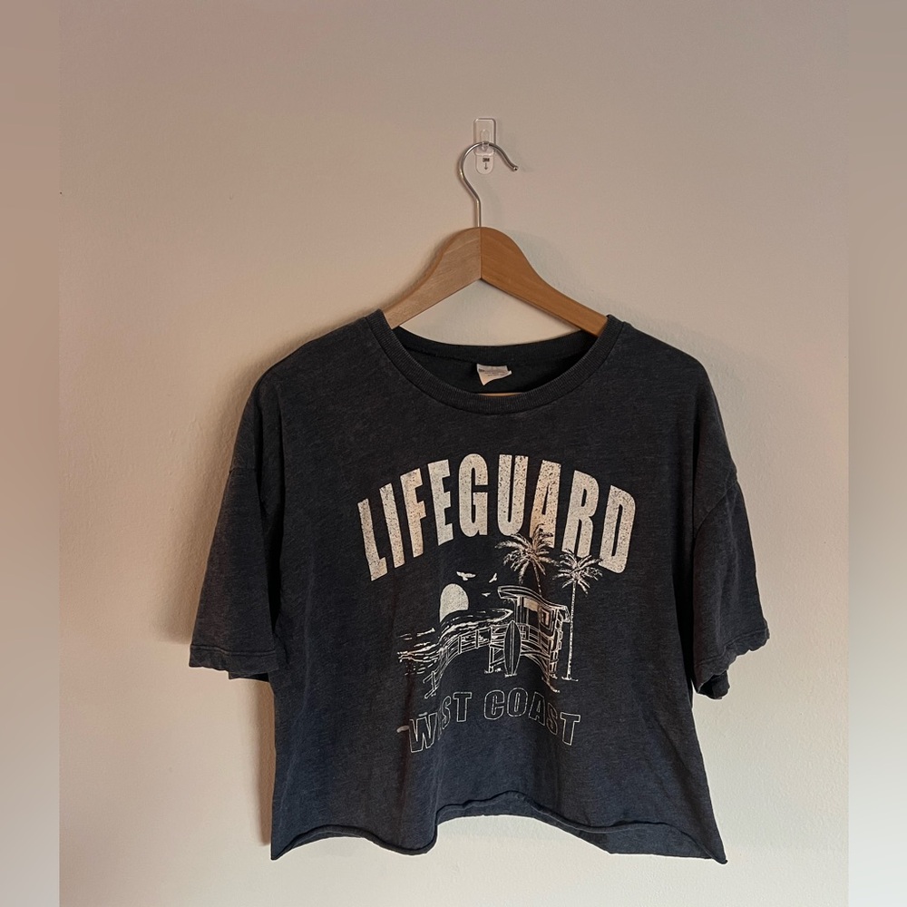 No Boundaries Lifeguard West Coast‎ T-Shirt - Navy